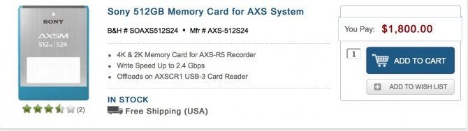 512gb for the Sony system